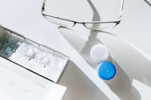contacts and glasses